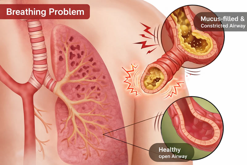 breathe problem
